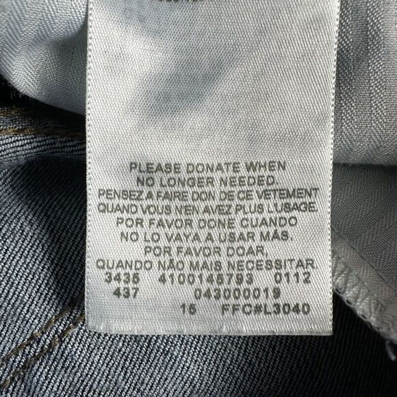 Levi's BOLD CURVE BOOT CUT Sz 10/30 Long Blue Mid Rise Jeans Denim Pants 28X33.5 - Picture 12 of 13